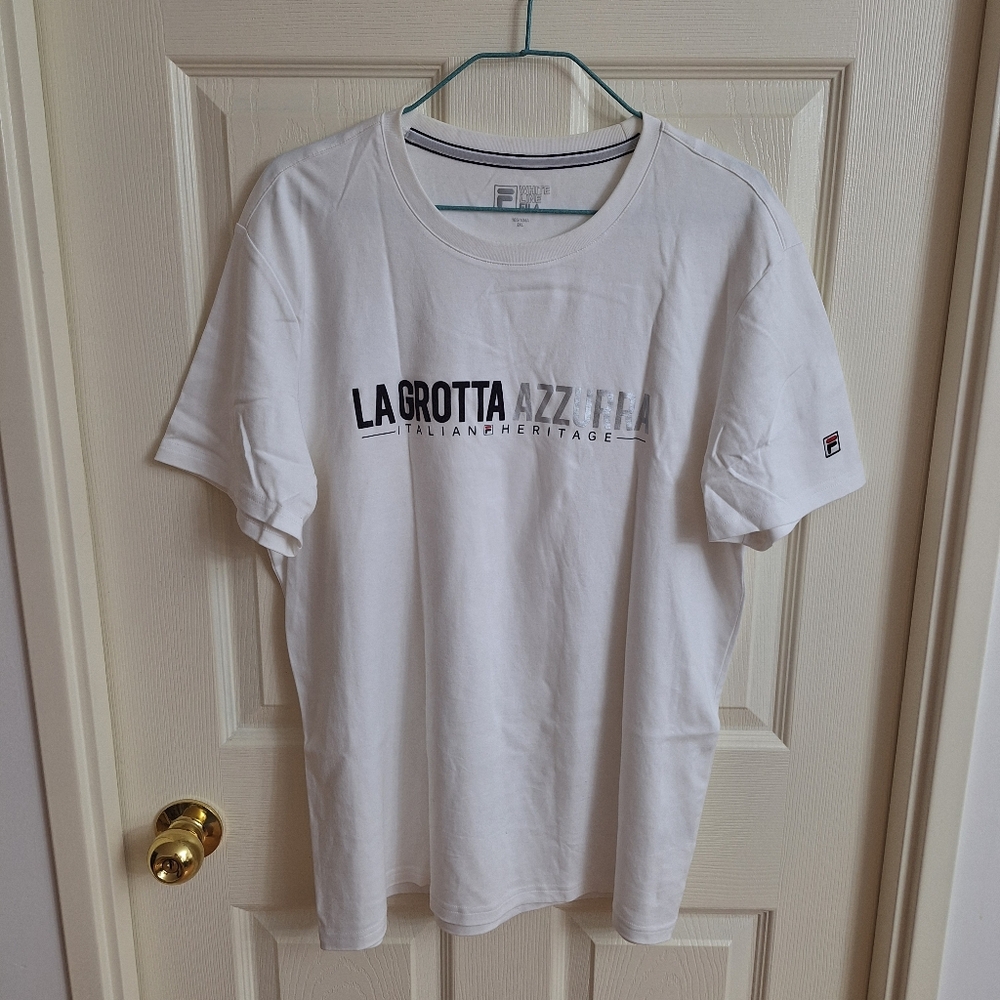 Fila La Grotta Azzurra White T-Shirt